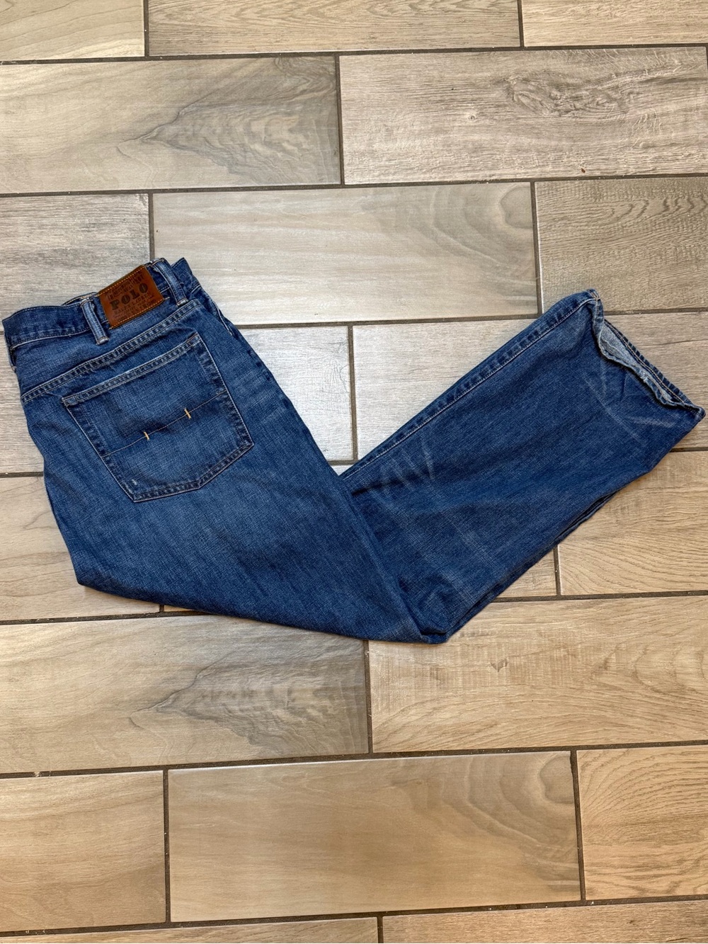 Polo by Ralph Lauren Men's Blue Relaxed Jeans